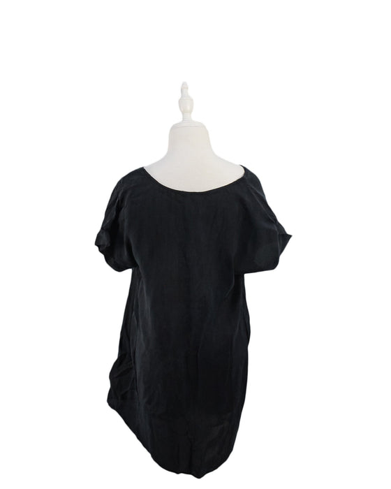 A Black Short Sleeve Tops from Seraphine in size XS for maternity. (Back View)