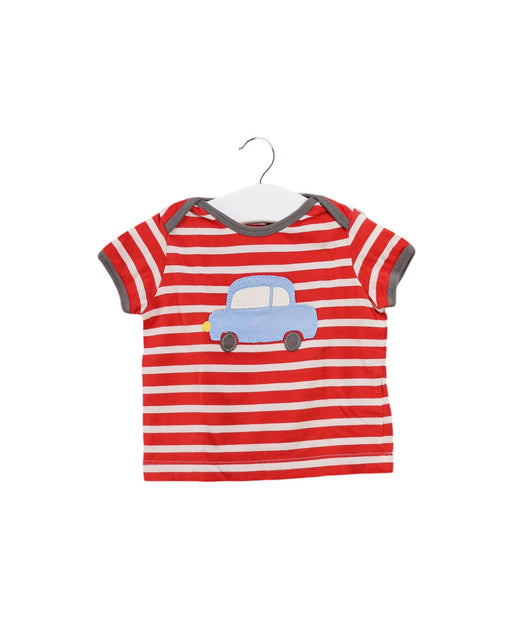 A Red Short Sleeve T Shirts from Boden in size 3-6M for boy. (Front View)