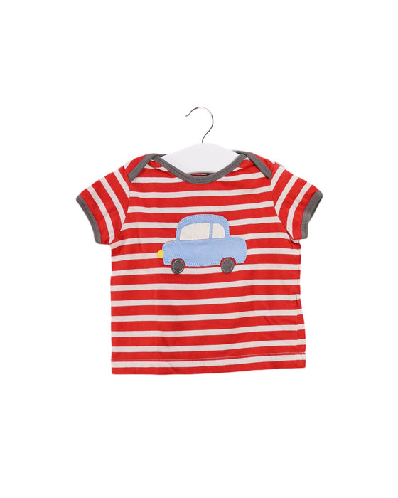 A Red Short Sleeve T Shirts from Boden in size 3-6M for boy. (Front View)