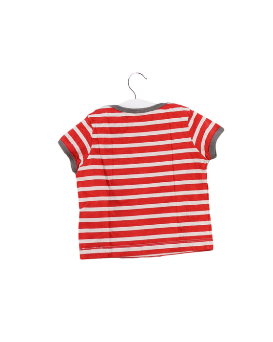 A Red Short Sleeve T Shirts from Boden in size 3-6M for boy. (Back View)