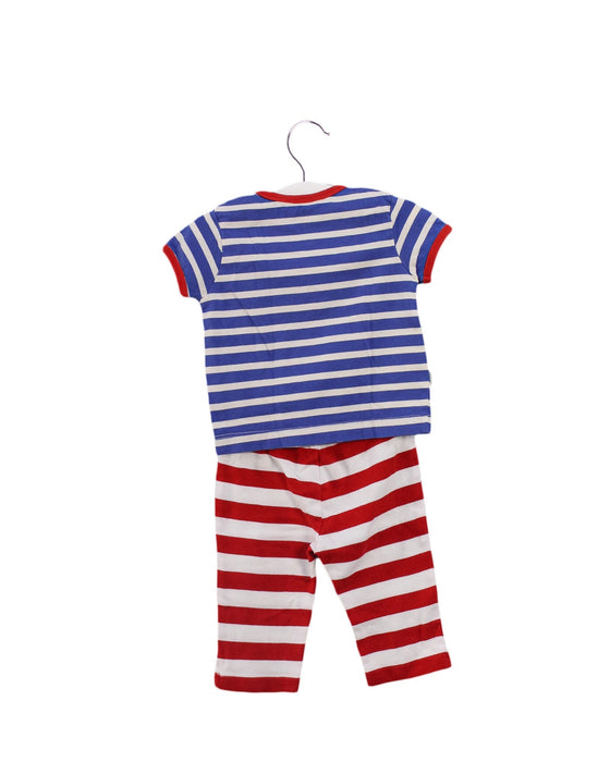 A Blue Pyjama Sets from Boden in size 3-6M for boy. (Back View)