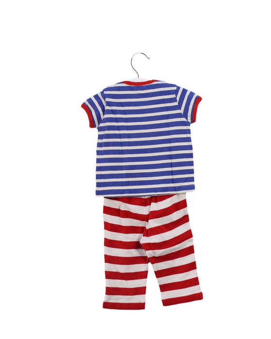 A Blue Pyjama Sets from Boden in size 3-6M for boy. (Back View)