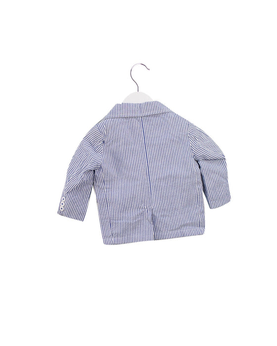 A Blue Blazers from RuffleButts in size 12-18M for boy. (Back View)