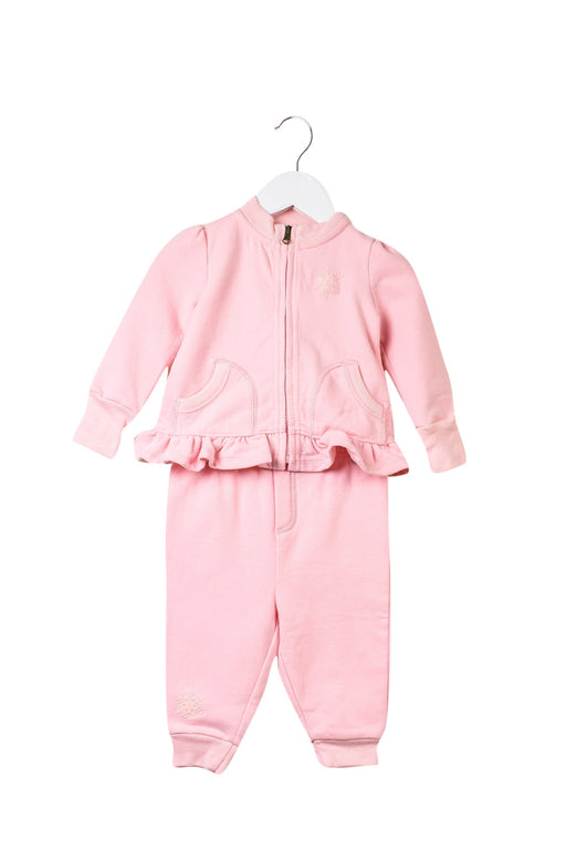 A Pink Pants Sets from Ralph Lauren in size 3-6M for girl. (Front View)
