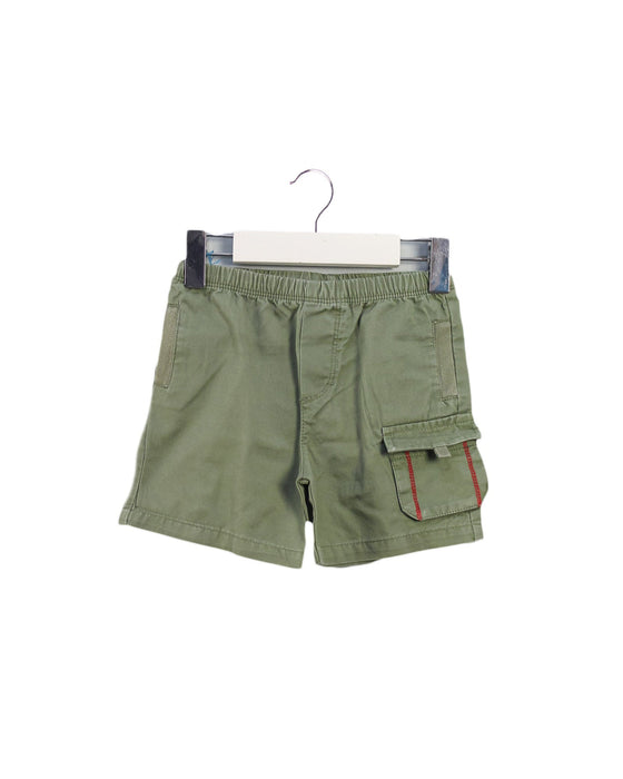 A Green Shorts from Absorba in size 0-3M for boy. (Front View)