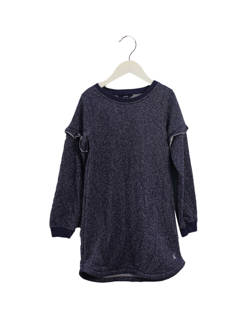 A Navy Sweater Dresses from Joules in size 7Y for girl. (Front View)