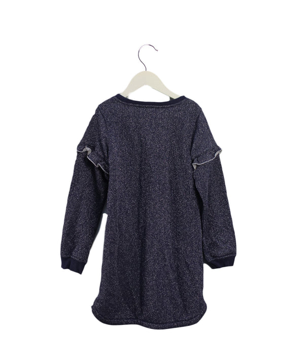 A Navy Sweater Dresses from Joules in size 7Y for girl. (Back View)