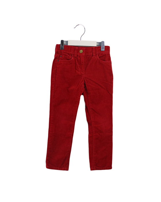 A Red Casual Pants from Crewcuts in size 5T for girl. (Front View)