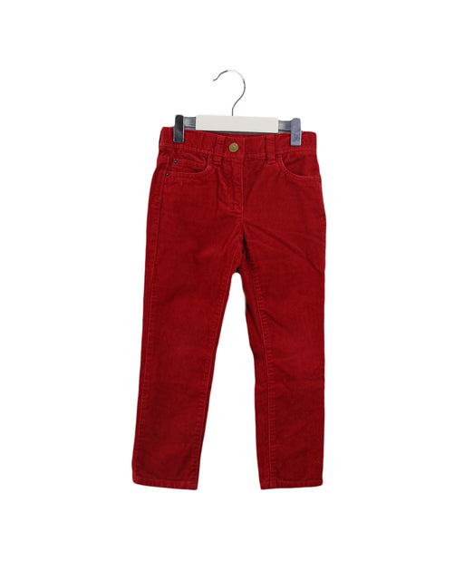A Red Casual Pants from Crewcuts in size 5T for girl. (Front View)