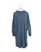A Blue Sweater Dresses from Excuse My French in size 8Y for girl. (Back View)