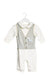 A Beige Long Sleeve Jumpsuits from Nicholas & Bears in size 0-3M for boy. (Front View)
