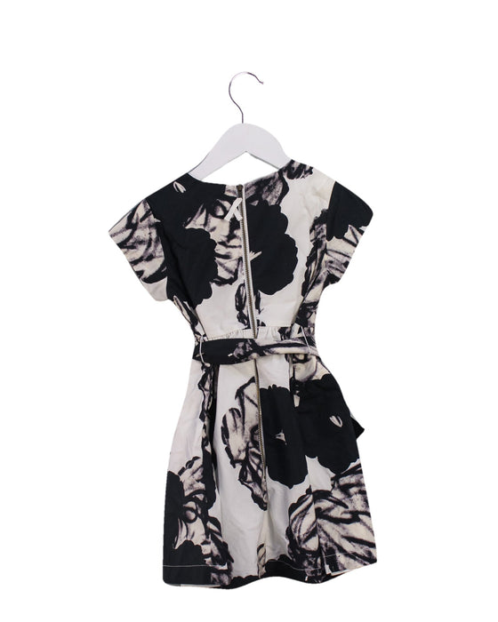 A Ivory Short Sleeve Dresses from Crewcuts in size 4T for girl. (Back View)