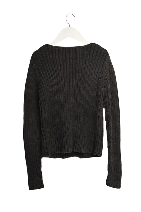 A Brown Cardigans from Bonpoint in size 10Y for girl. (Back View)