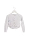 A White Cardigans from Catimini in size 5T for girl. (Front View)