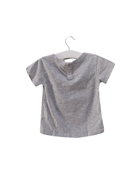 A Grey Short Sleeve T Shirts from Louis Louise in size 6-12M for girl. (Back View)