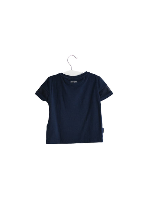 A Navy Short Sleeve T Shirts from Ferrari in size 6-12M for boy. (Back View)