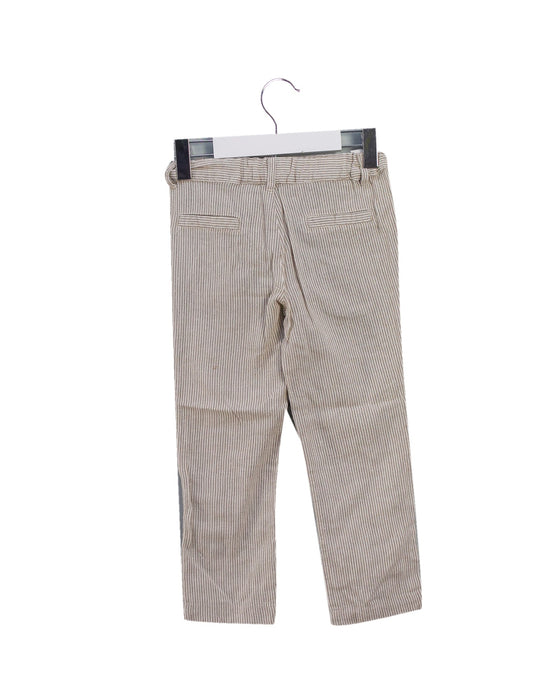 A Beige Casual Pants from Excuse My French in size 4T for girl. (Back View)