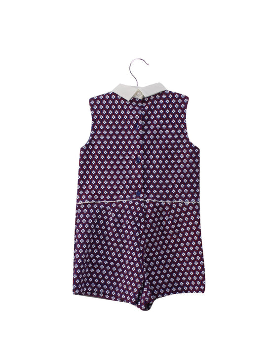 A Navy Rompers from Janie & Jack in size 3T for girl. (Back View)