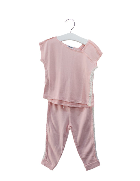 A Pink Pants Sets from Splendid in size 12-18M for girl. (Front View)