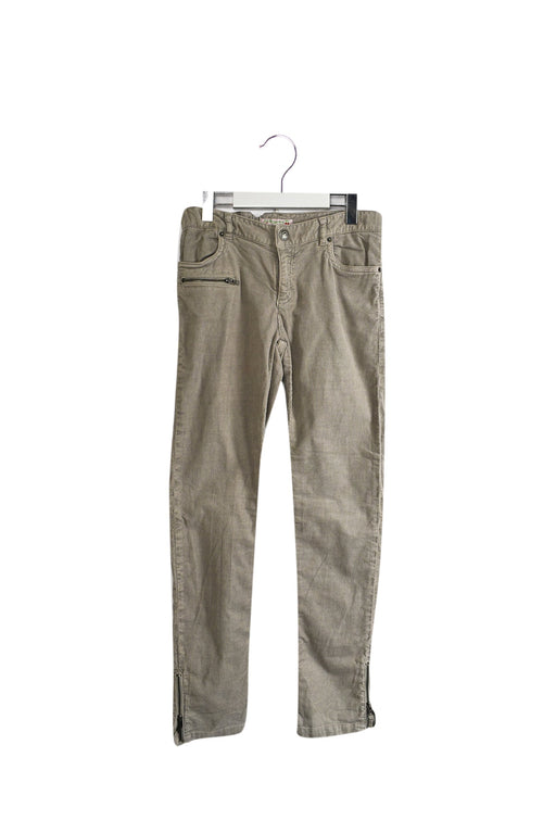 A Grey Casual Pants from Bonpoint in size 12Y for girl. (Front View)