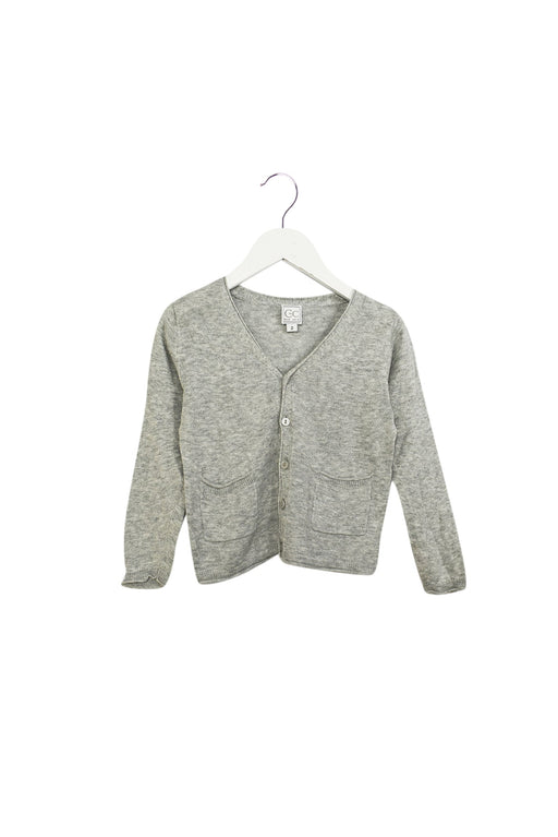 A Grey Cardigans from CdeC in size 2T for boy. (Front View)