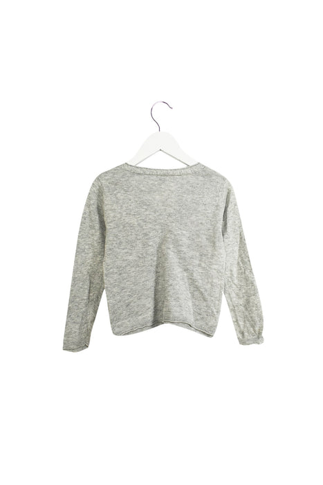 A Grey Cardigans from CdeC in size 2T for boy. (Back View)