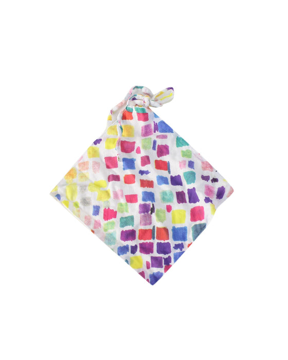 A White Bibs from Sou Sou in size 3-6M for neutral. (Front View)