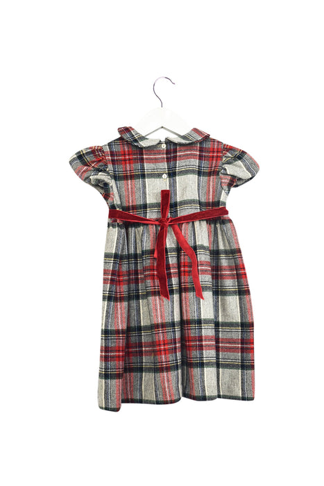 A Grey Short Sleeve Dresses from Gusella in size 18-24M for girl. (Back View)