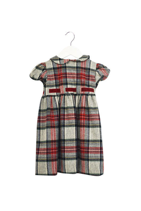 A Grey Short Sleeve Dresses from Gusella in size 18-24M for girl. (Front View)