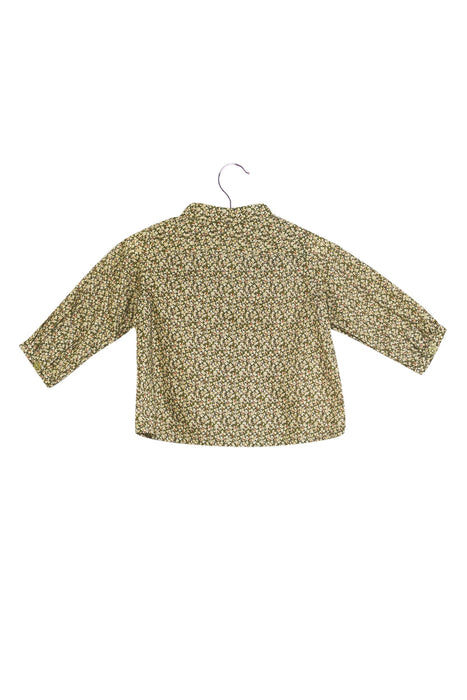 A Green Long Sleeve Tops from Bonpoint in size 3-6M for boy. (Back View)