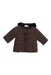 A Brown Puffer/Quilted Jackets from Jacadi in size 6-12M for neutral. (Front View)