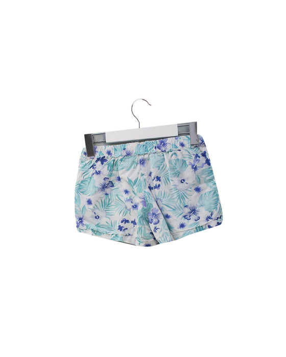 A Blue Shorts from Rose et Théo in size 4T for girl. (Back View)