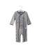 A Grey Long Sleeve Jumpsuits from Mides in size 6-12M for boy. (Front View)