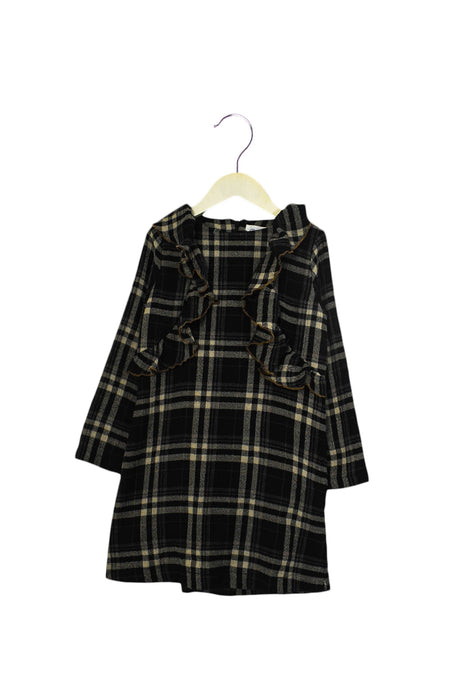 A Black Long Sleeve Dresses from Oaks of Acorn in size 8Y for girl. (Front View)