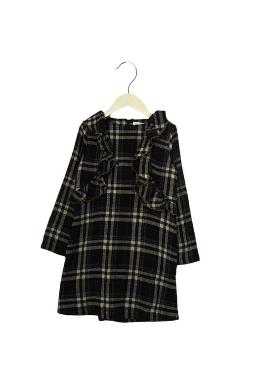 A Black Long Sleeve Dresses from Oaks of Acorn in size 8Y for girl. (Front View)