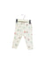 A White Leggings from Purebaby in size 3-6M for girl. (Front View)