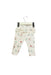 A White Leggings from Purebaby in size 3-6M for girl. (Back View)