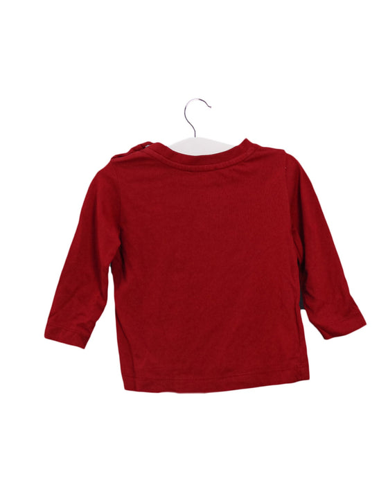 A Red Long Sleeve Tops from Monnalisa in size 2T for boy. (Back View)