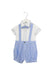 A Blue Short Sleeve Rompers from Nicholas & Bears in size 6-12M for boy. (Front View)