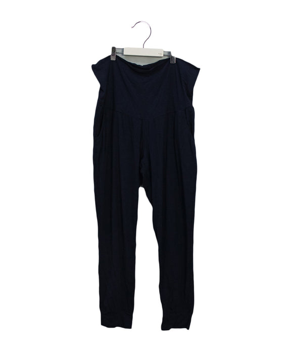 A Navy Casual Pants from Mayarya in size L for maternity. (Front View)
