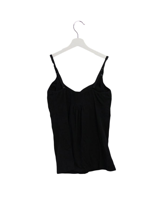A Black Sleeveless Tops from Mayarya in size L for maternity. (Back View)