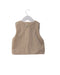 A Beige Outerwear Vests from Steiff in size 6-12M for girl. (Back View)