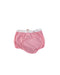 A Pink Bloomers from Petit Bateau in size 0-3M for girl. (Back View)