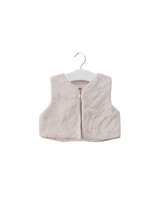 A Pink Outerwear Vests from Numae in size 6-12M for girl. (Front View)