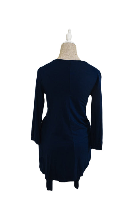 A Blue Long Sleeve Tops from Isabella Oliver in size S for maternity. (Back View)
