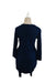 A Blue Long Sleeve Tops from Isabella Oliver in size S for maternity. (Back View)