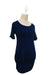 A Blue Short Sleeve Dresses from Isabella Oliver in size S for maternity. (Front View)