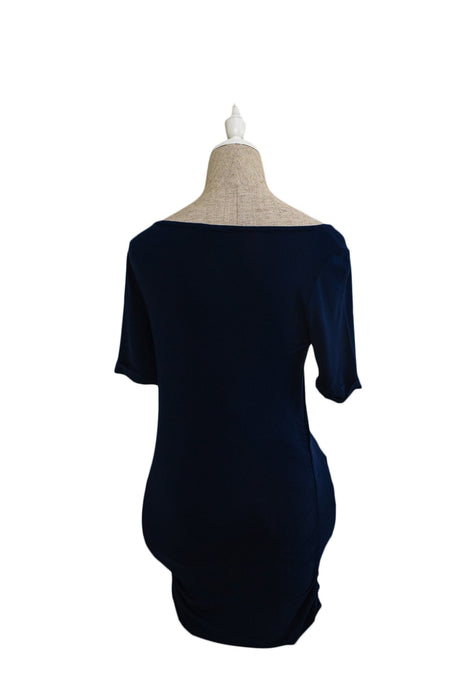 A Blue Short Sleeve Dresses from Isabella Oliver in size S for maternity. (Back View)
