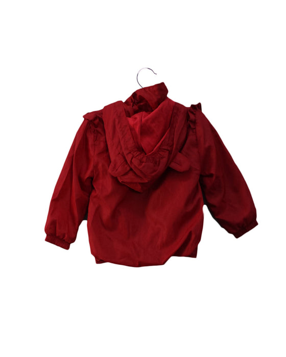 A Red Lightweight Jackets from ELLE in size 12-18M for girl. (Back View)