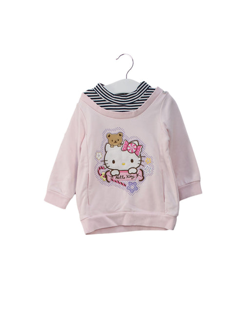 A Pink Crewneck Sweatshirts from Sanrio in size 12-18M for girl. (Front View)